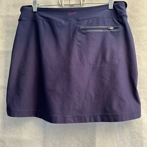 Nike Dri Fit Golf Tour Performance Navy Blue Skirt Skort Sz-L. B5
